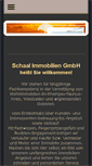 Mobile Screenshot of immobilien-schaal.de